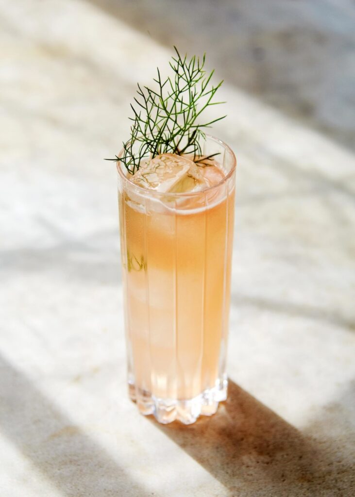 a drink